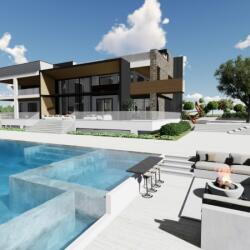 Contemporary Beachfront Mansion