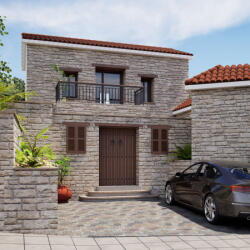 Plan One Architectural Drowings For A Traditional House