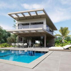 Plan One Architectural Services For Villa With Pool